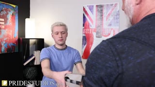 Hairy Silver Daddy Pounds Tight Twink's Tight Ass — Big Cock