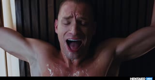I Gagged Hard on Alien Needs in Gay Bondage Deepthroat — Blowjob